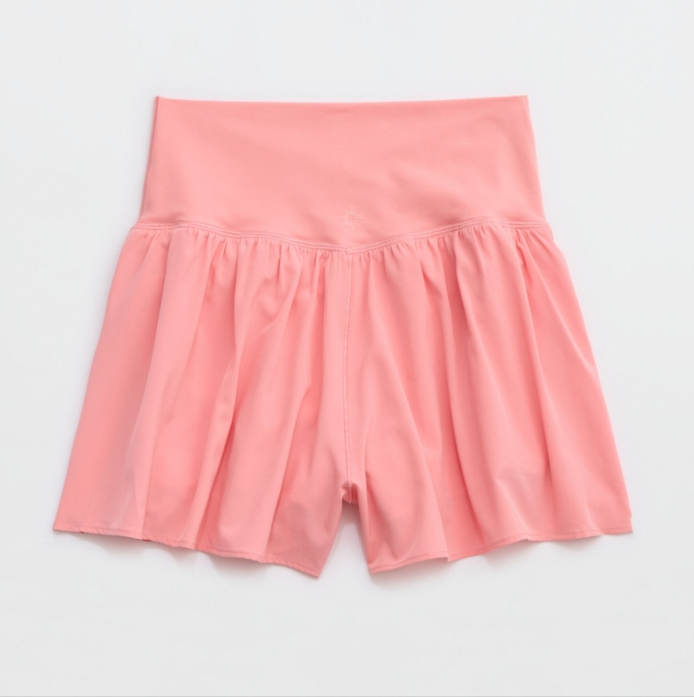 XXS,XS,M,L: Aerie Crossover Flowy Stretch Shorts: - Picture 5 of 8